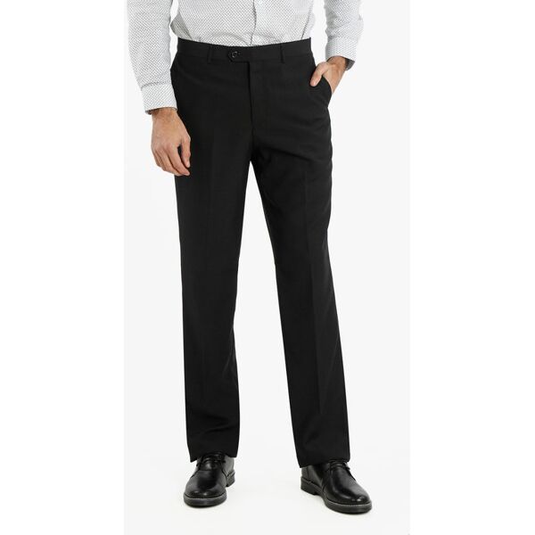 sedony collection pantaloni classici pantaloni eleganti uomo nero taglia 52