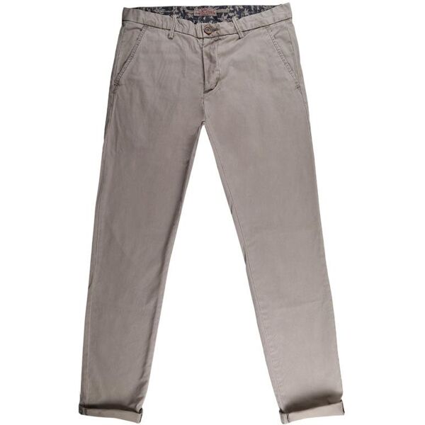 y. two jeans pantaloni modello quattro tasche pantaloni casual uomo marrone taglia 42