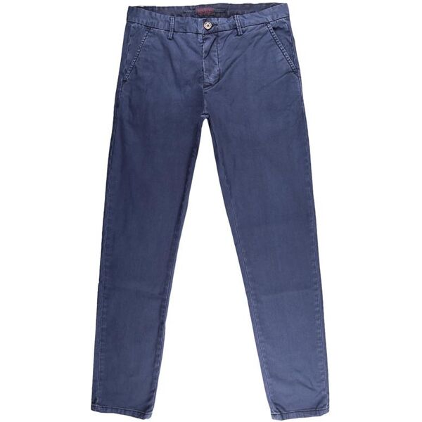 y. two jeans pantaloni modello quattro tasche pantaloni casual uomo blu taglia 44