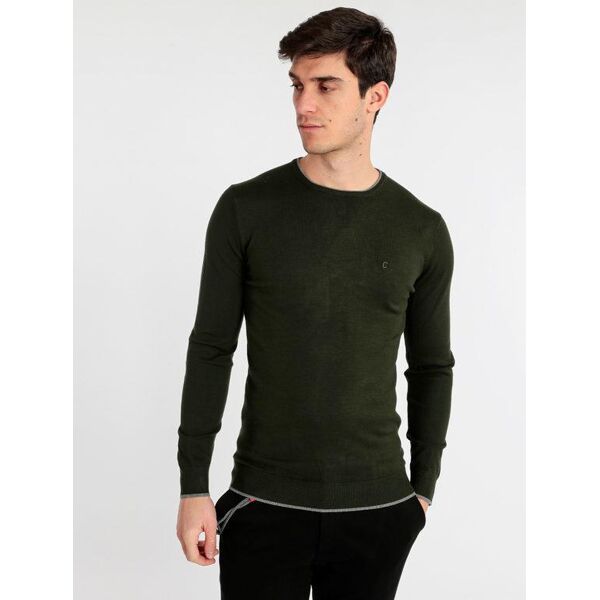 coveri pullover girocollo uomo pullover uomo verde taglia xl