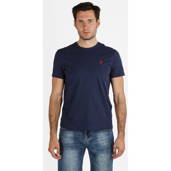 polo club t-shirt da uomo in cotone t-shirt manica corta uomo blu taglia xxl