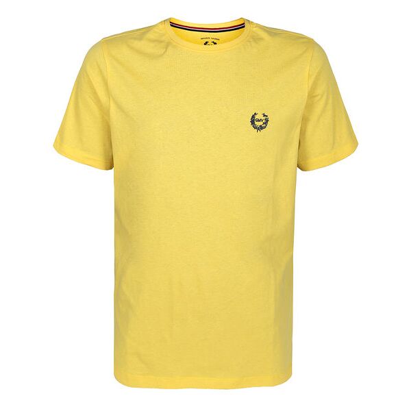 gian marco venturi t-shirt manica corta uomo in cotone t-shirt manica corta uomo giallo taglia xl