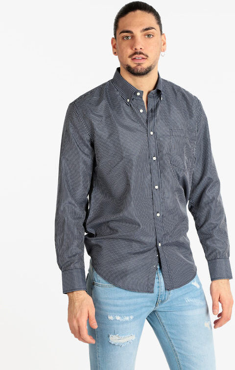 sky camicia casual uomo a quadretti camicie classiche uomo blu taglia xl