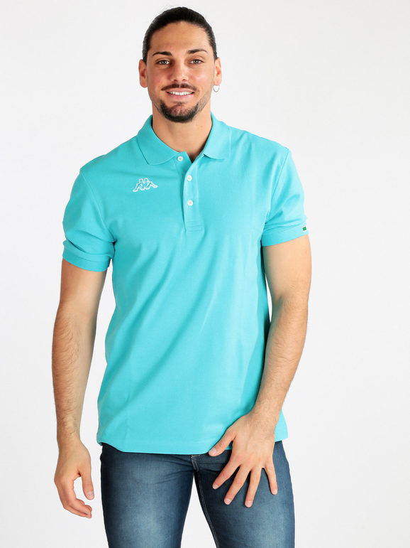 kappa polo da uomo in cotone a maniche corte polo manica corta uomo blu taglia 3xl