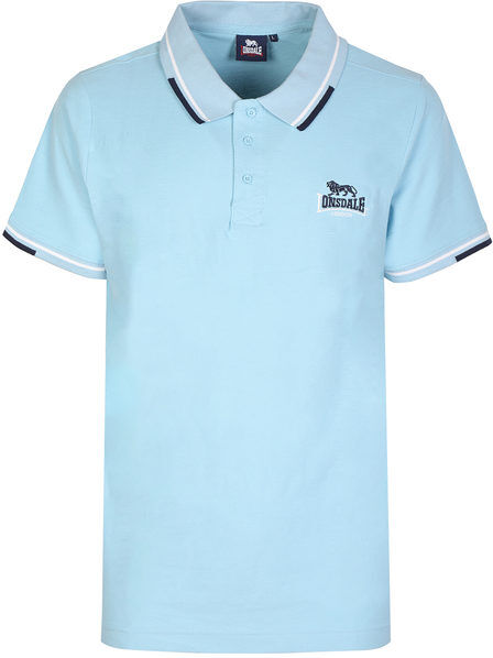 lonsdale polo in cotone manica corta da uomo polo manica corta uomo blu taglia xl