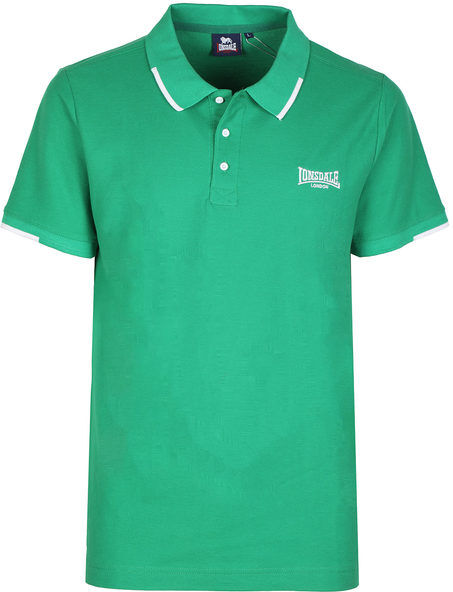 lonsdale polo manica corta in cotone da uomo polo manica corta uomo verde taglia l