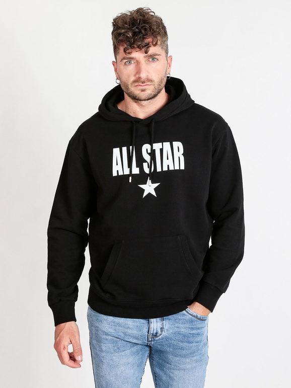 Converse felpa uomo con cappuccio Felpe uomo Nero taglia M