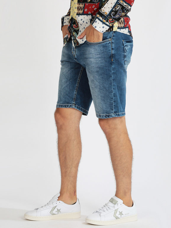 Johnny Looper Bermuda in jeans uomo Bermuda uomo Jeans taglia 52