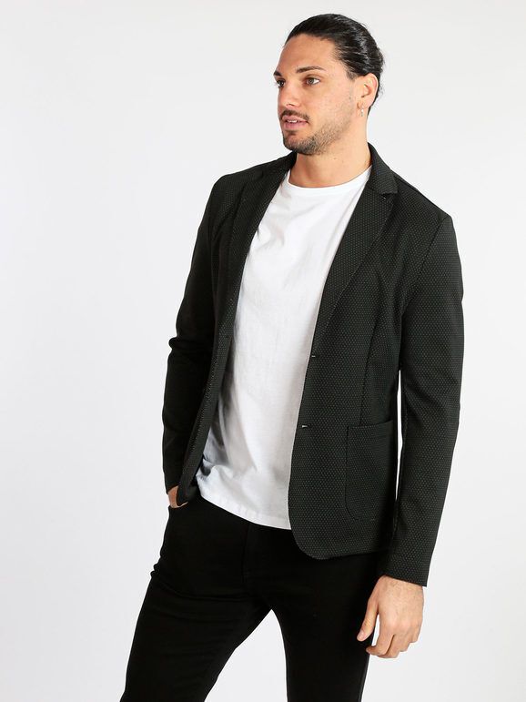 Renever Blazer casual da uomo Blazer uomo Nero taglia XL