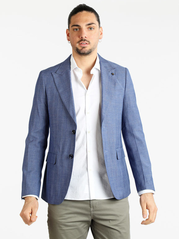 New Marshll Blazer classico da uomo Blazer uomo Blu taglia 50