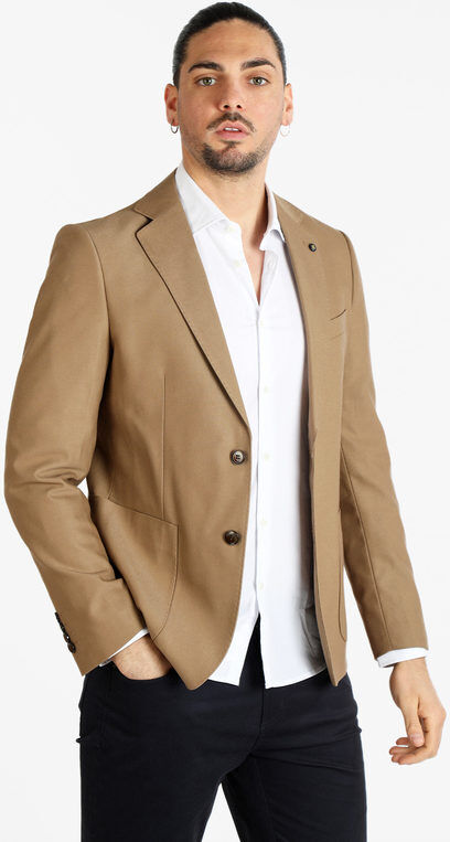 New Marshll Blazer elegante da uomo Blazer uomo Marrone taglia 50