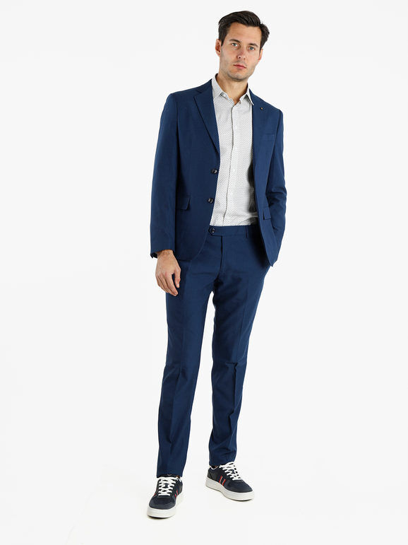 New Marshll Completo elegante uomo Abiti uomo Blu taglia 48