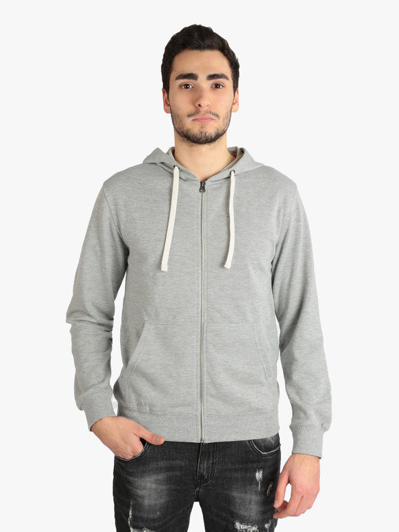 Enos Jeans Felpa leggera da uomo con cappuccio Felpe Leggere uomo Grigio taglia S