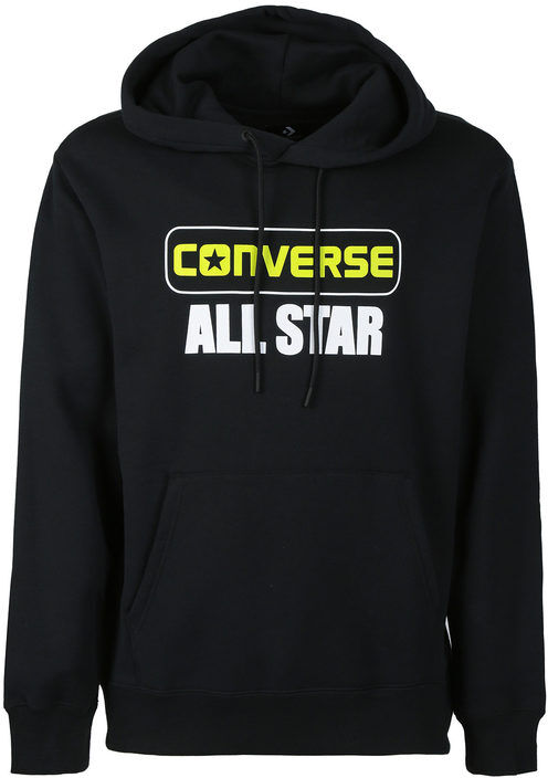 Converse Felpa uomo con cappuccio Felpe uomo Nero taglia L