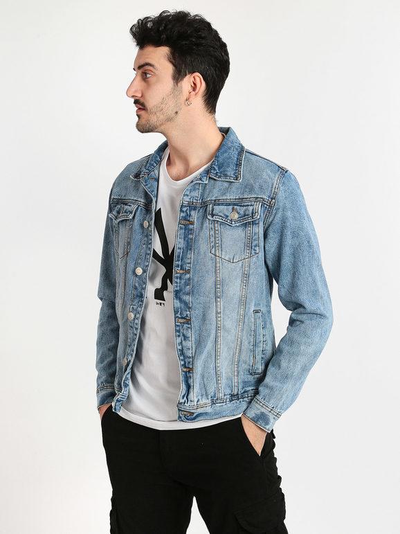 Always Jeans Giacca di jeans in cotone Giacche Jeans uomo Jeans taglia L