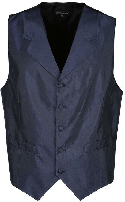 New Marshll Gilet da uomo elegante Smanicato uomo Blu taglia 48