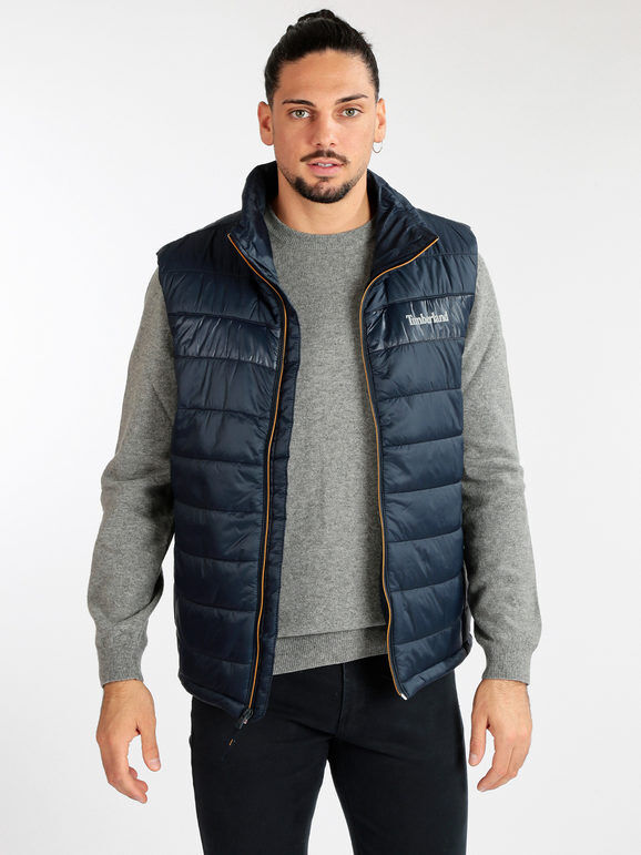 Timberland Gilet da uomo imbottito Smanicato uomo Blu taglia S