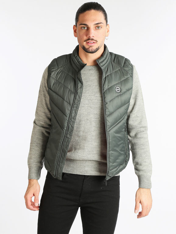 Coveri Gilet da uomo imbottito Smanicato uomo Verde taglia M