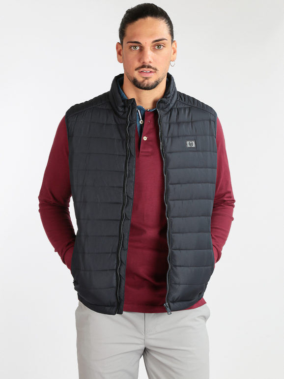 Wpm Gilet da uomo leggero Smanicato uomo Blu taglia XL