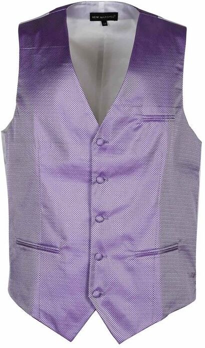 New Marshll Gilet elegante da uomo Smanicato uomo Viola taglia 48