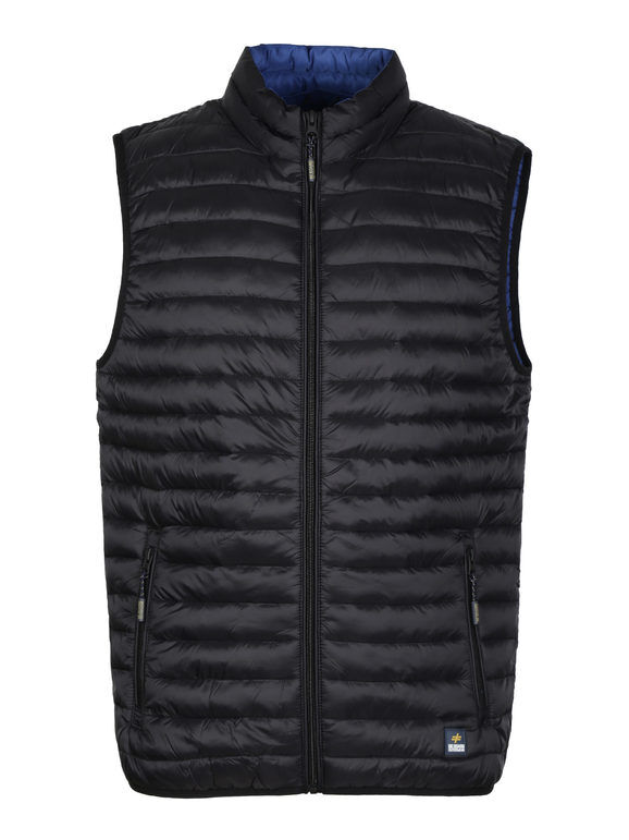 Be Board Gilet imbottito uomo Smanicato uomo Nero taglia XXL