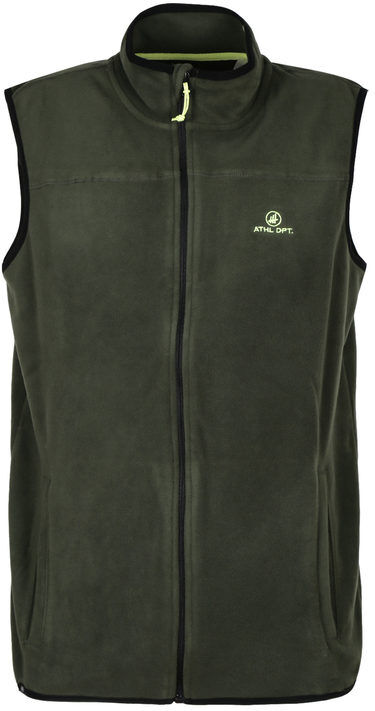 Athl Dpt Gilet uomo in pile Smanicato uomo Verde taglia S