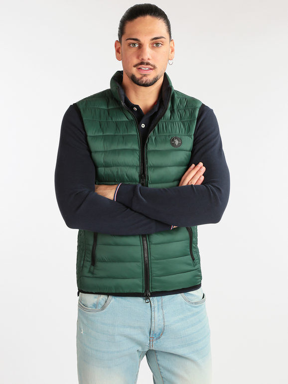 U.S. polo assn. Giubbino smanicato uomo reversibile Smanicato uomo Verde taglia 54