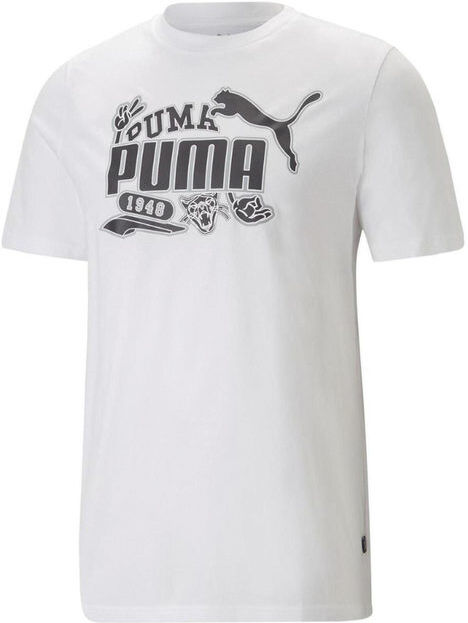 Puma GRAPHICS ICON T-shirt uomo con stampa T-Shirt e Top uomo Bianco taglia XL