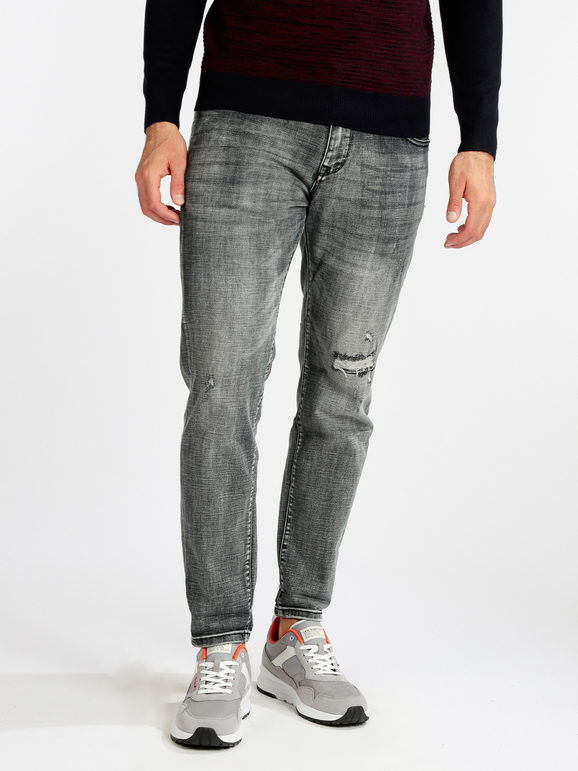 Frankie Malone Jeans uomo slim fit Jeans Slim fit uomo Grigio taglia 50