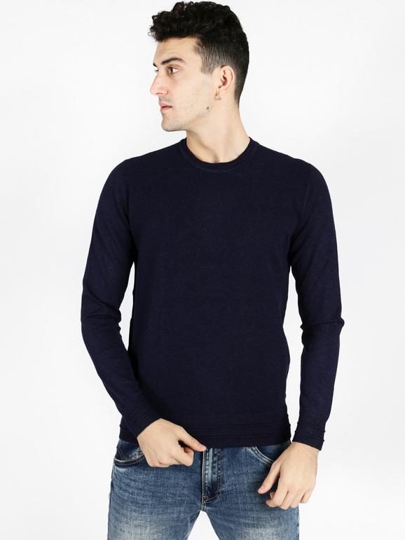 Be Board Maglione girocollo melange Maglioni uomo Blu taglia XL