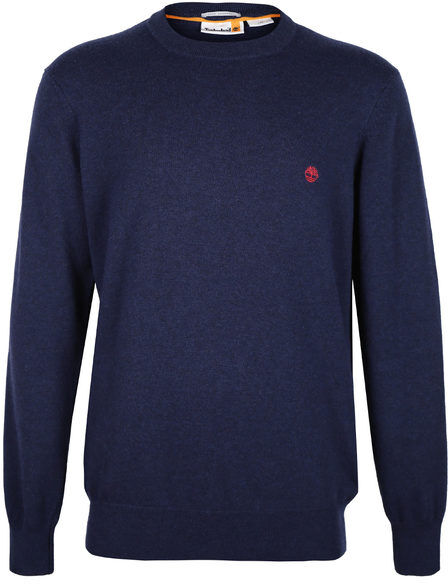 Timberland Maglione girocollo uomo in lana Pullover uomo Blu taglia 3XL