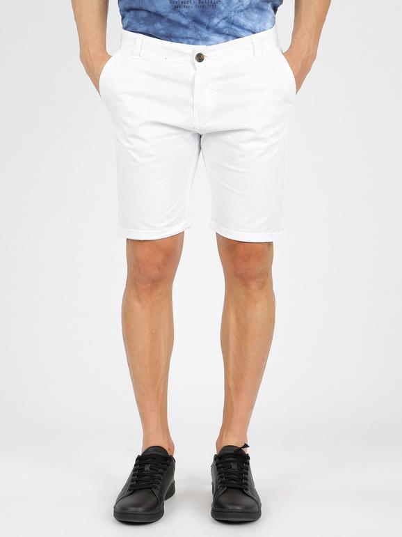 Tony Moro Pantaloncini uomo in cotone Bermuda uomo Bianco taglia 40