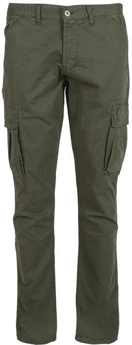 j.sette Pantaloni cargo da uomo in cotone taglie grandi Pantaloni Casual uomo Verde taglia 48