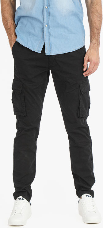 j.sette Pantaloni cargo da uomo in cotone Pantaloni Casual uomo Nero taglia 50