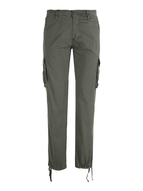 D.N.D Jeans Wear Pantaloni cargo da uomo taglie grandi Pantaloni Casual uomo Grigio taglia 60