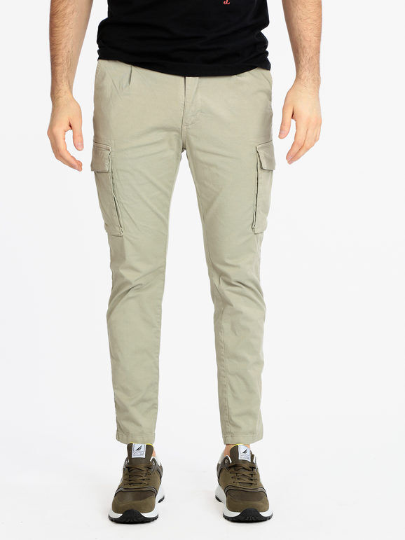 X-Cape Pantaloni cargo uomo con tasconi Pantaloni Casual uomo Beige taglia 48