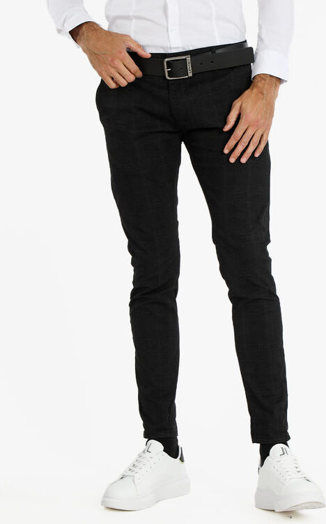 Jeans Yesed Pantaloni casual da uomo in cotone Pantaloni Casual uomo Nero taglia 48