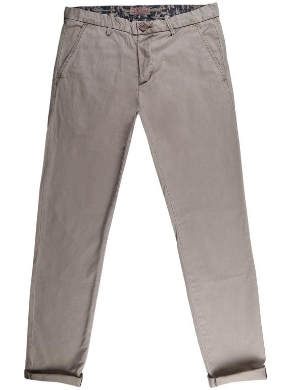 Y. Two Jeans Pantaloni Modello Quattro Tasche Pantaloni Casual uomo Marrone taglia 42