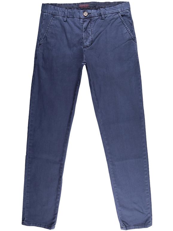 Y. Two Jeans Pantaloni Modello Quattro Tasche Pantaloni Casual uomo Blu taglia 44