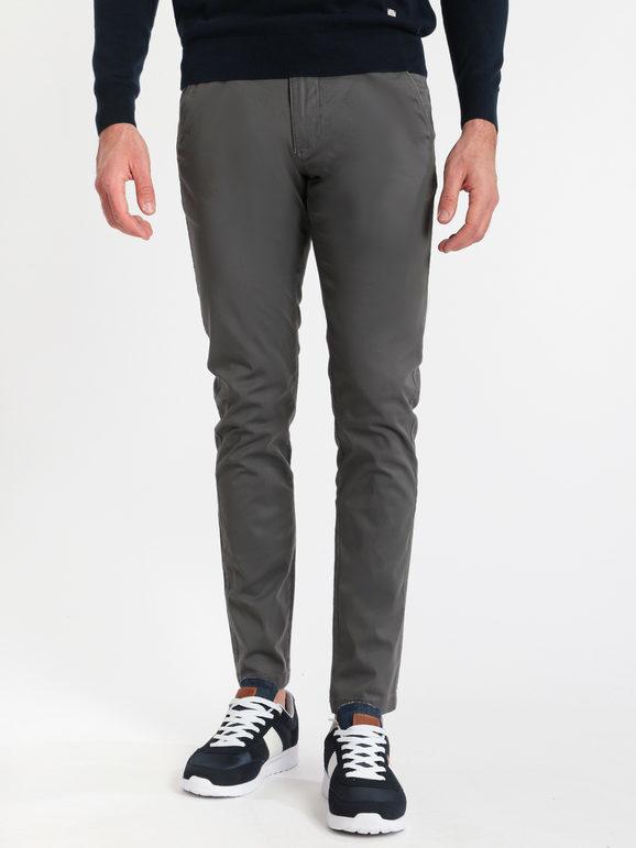 Guy Pantaloni super slim Pantaloni Casual uomo Grigio taglia 46