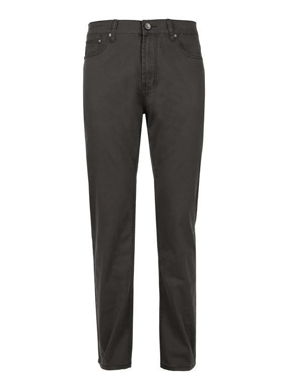 Max & Liu Pantaloni uomo in cotone regular fit taglie grandi Pantaloni Casual uomo Grigio taglia 54