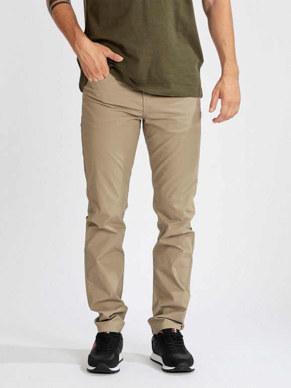 Navigare Pantaloni uomo in cotone Pantaloni Casual uomo Beige taglia 52