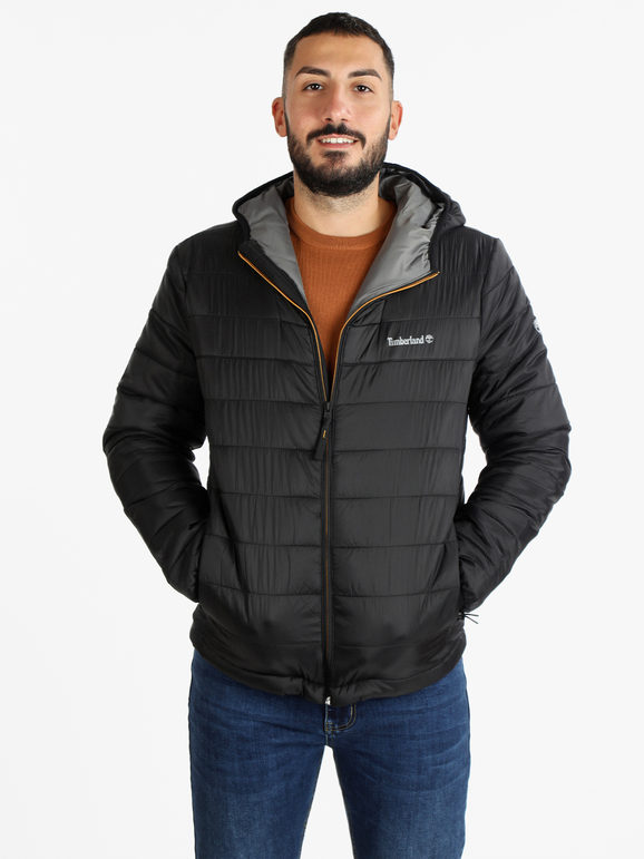 Timberland Piumino imbottito da uomo con cappuccio Giacconi e Giubbotti uomo Nero taglia XL