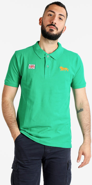 Lonsdale Polo in cotone da uomo manica corta Polo Manica Corta uomo Verde taglia 3XL