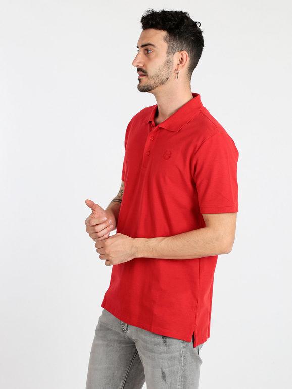 Gian Marco Venturi Polo manica corta con logo Polo Manica Corta uomo Rosso taglia XL