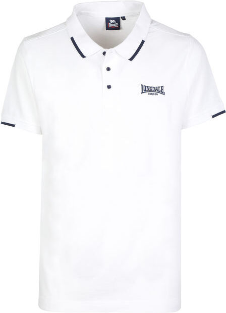 Lonsdale Polo manica corta in cotone da uomo Polo Manica Corta uomo Bianco taglia XXL