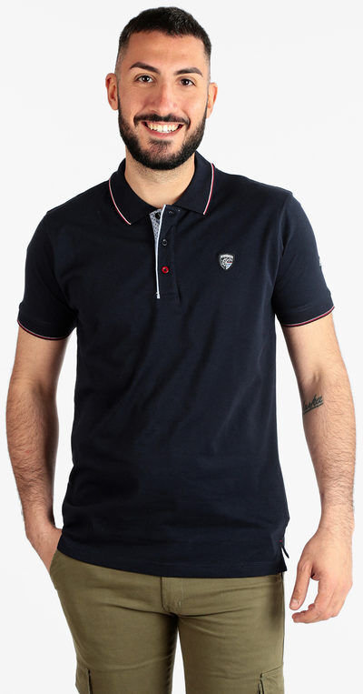 Renato Balestra Polo manica corta uomo con logo Polo Manica Corta uomo Blu taglia XXL