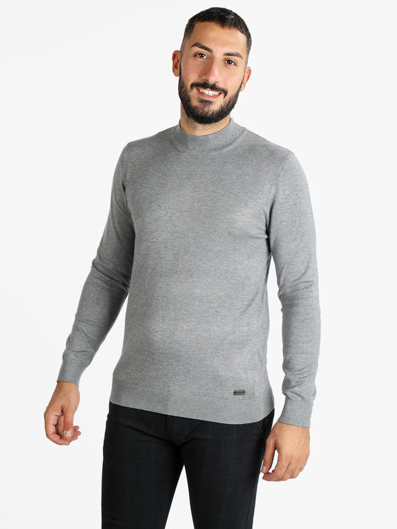 Baci & Abbracci Pullover lupetto da uomo Pullover uomo Grigio taglia M