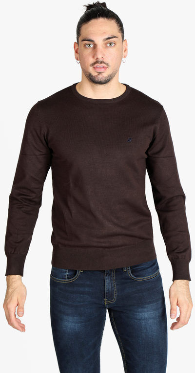 U.S. Grand Polo Pullover uomo girocollo Pullover uomo Marrone taglia XL