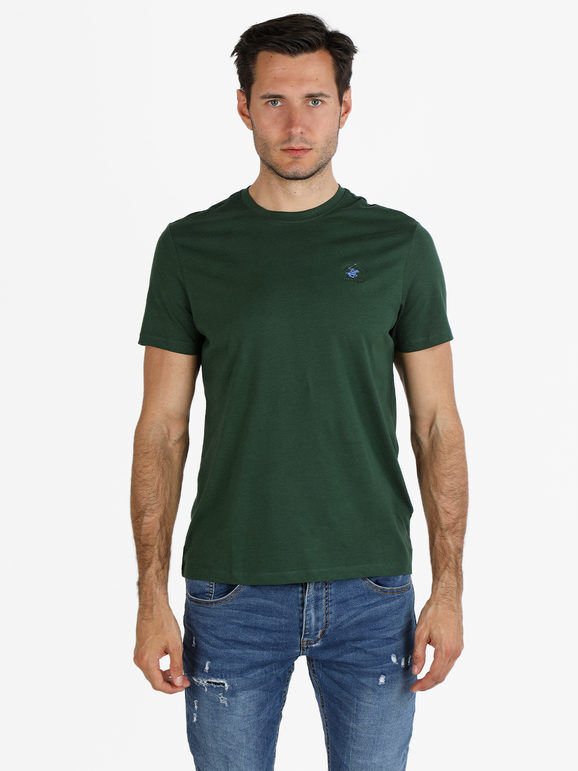 Polo Club T-shirt da uomo in cotone T-Shirt Manica Corta uomo Verde taglia L